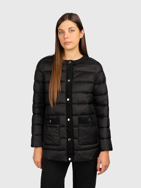 Padded jacket with removable hood - 4