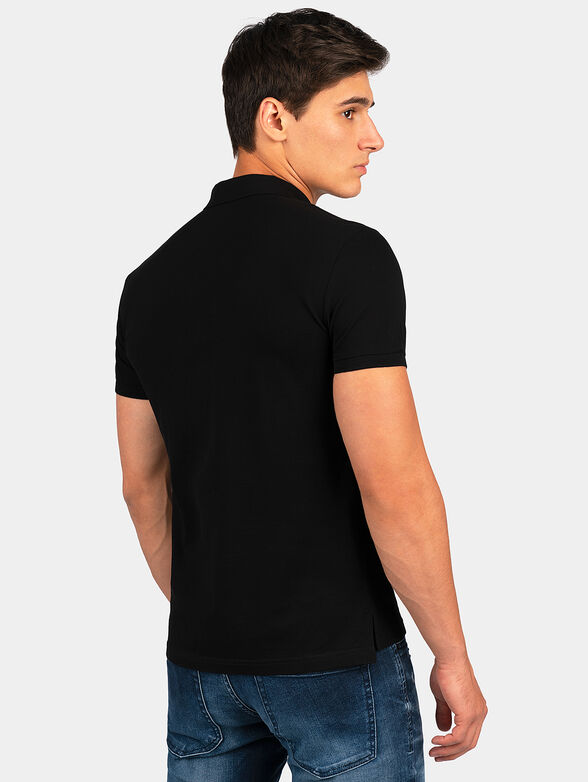 Black polo-shirt with logo detail - 4