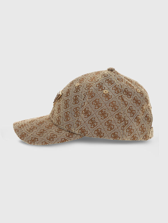 KATYA baseball cap with monogram logo print - 3