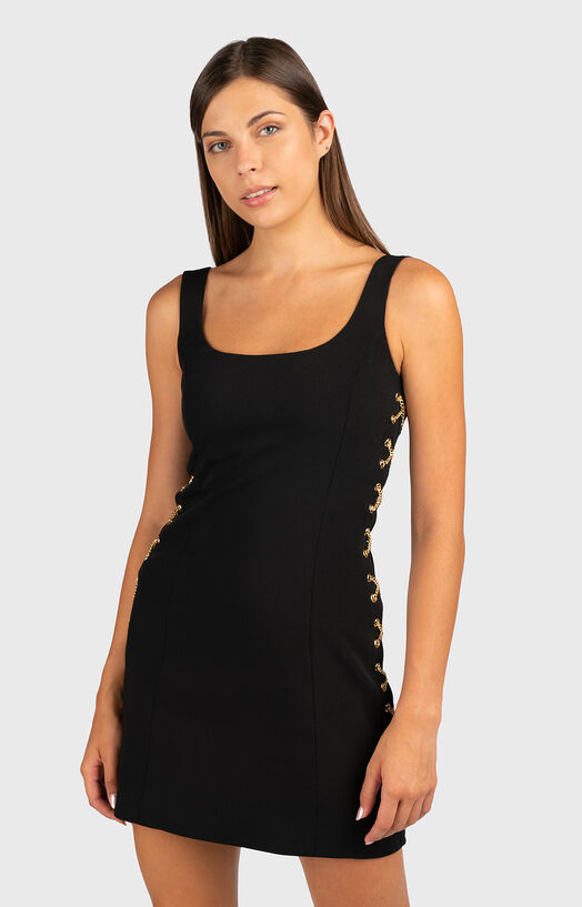 Ladies Dresses Michael Kors Chain Lace Up Dress Michael Kors