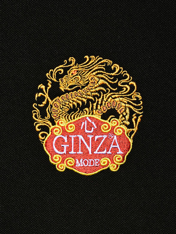 PS008 Polo shirt with gold embroidery - 3