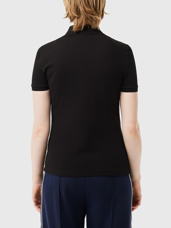 Burgundy cotton polo shirt - 3