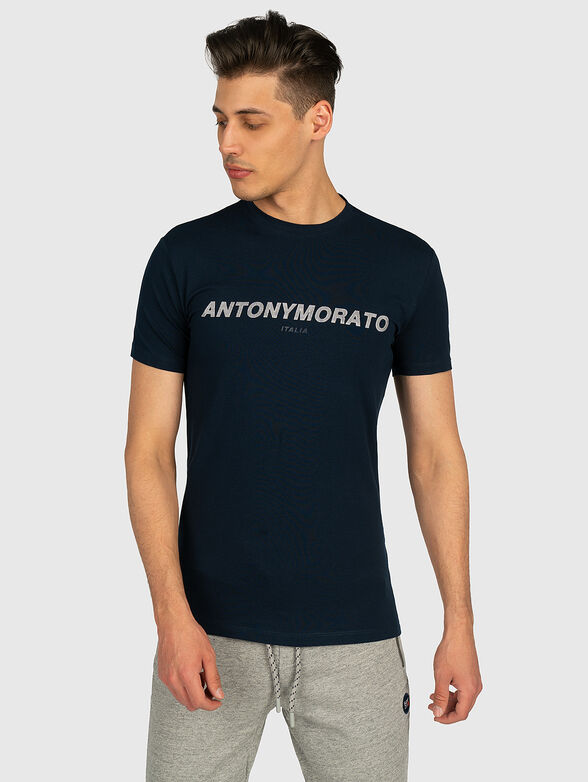 T-shirt in dark blue - 1