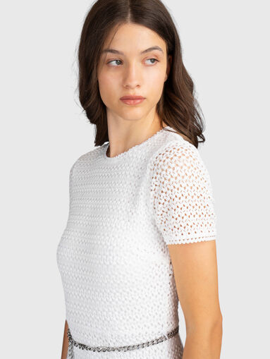 Lace midi dress - 3