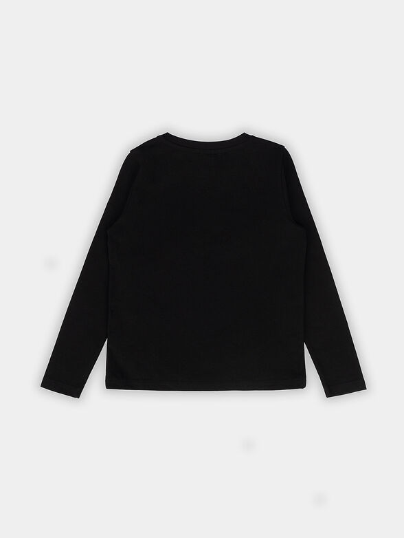 Black blouse with animal motifs - 2