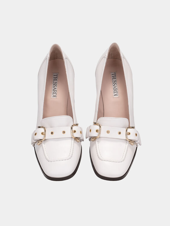 Black leather shoes - 6