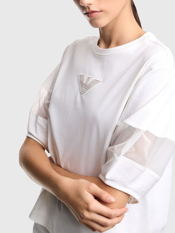 T-shirt with embroidered logo - 4
