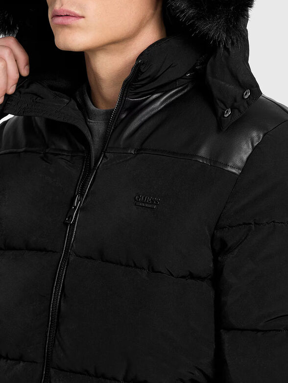 Hooded padded jacket - 4