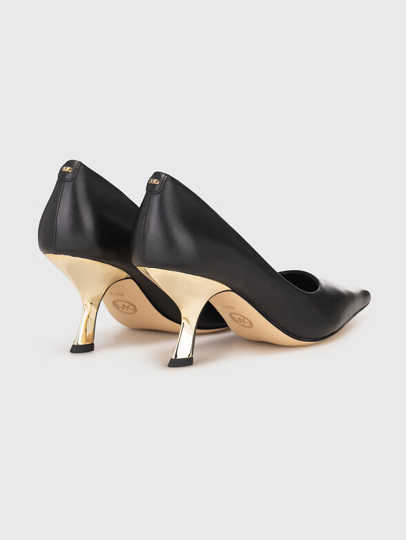 LUNA leather heeled shoes - 3