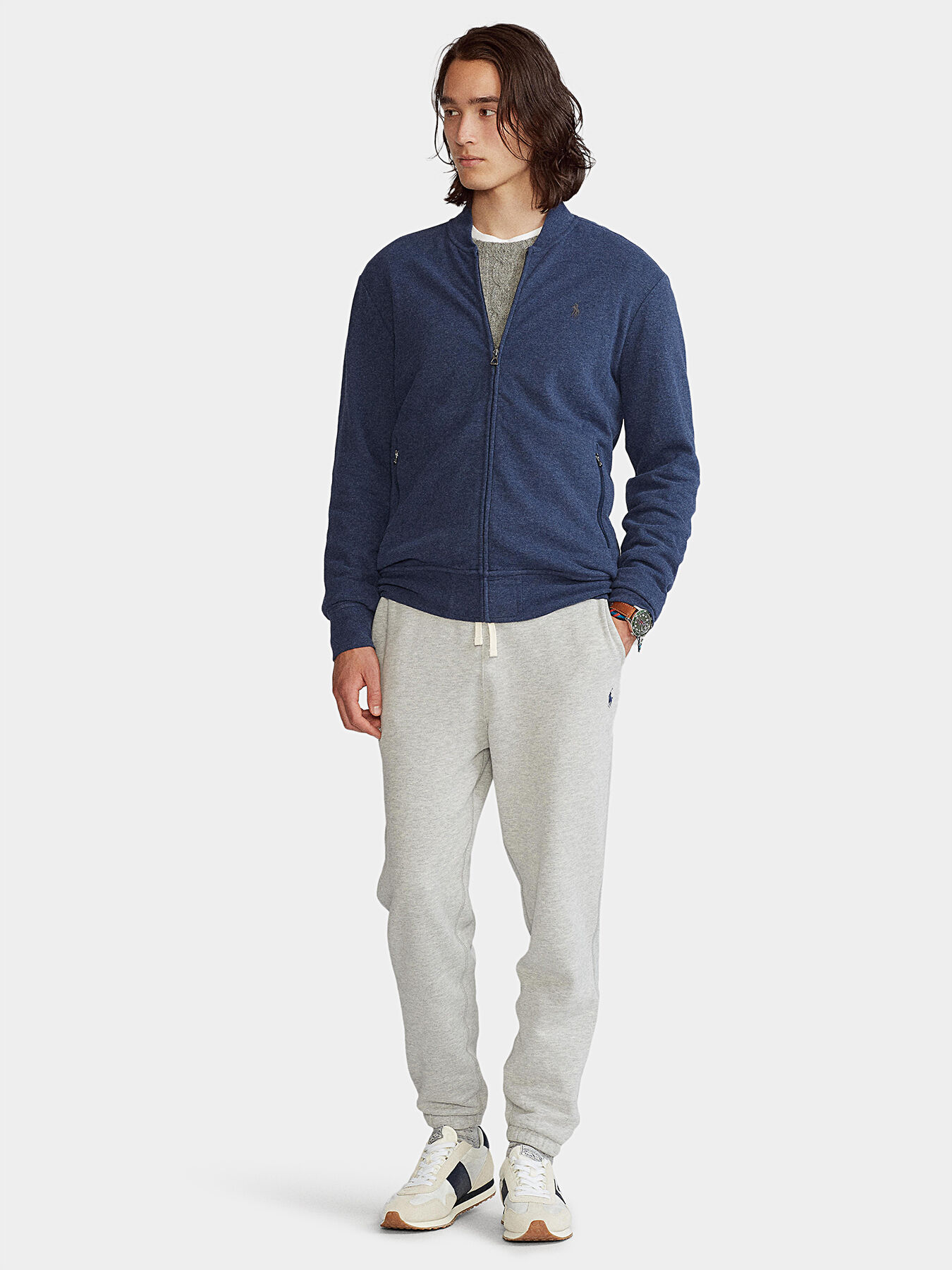 Sweatshirt with embroidered logo brand POLO RALPH LAUREN