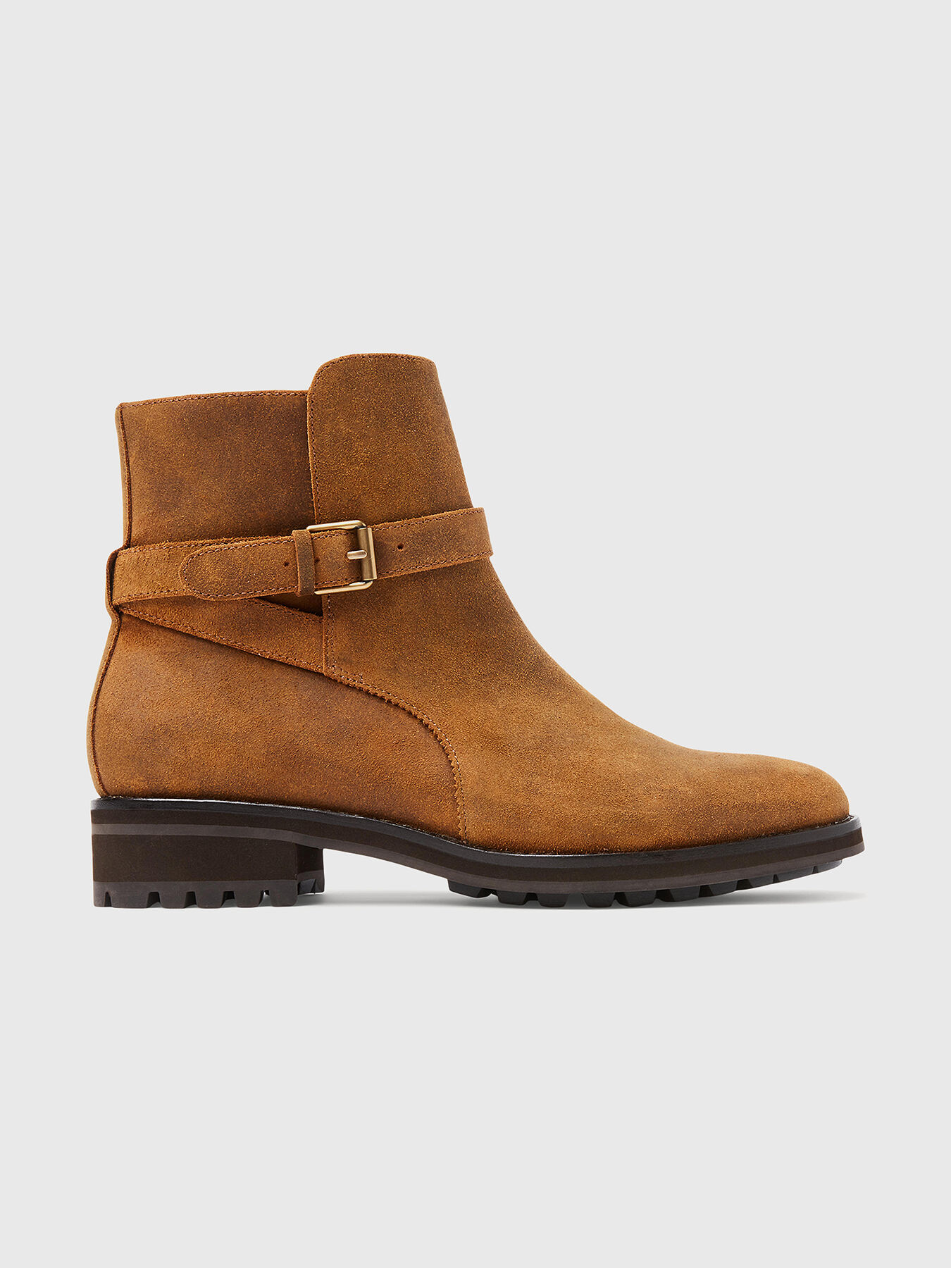Brown leather boots brand POLO RALPH LAUREN Globalbrandsstore en