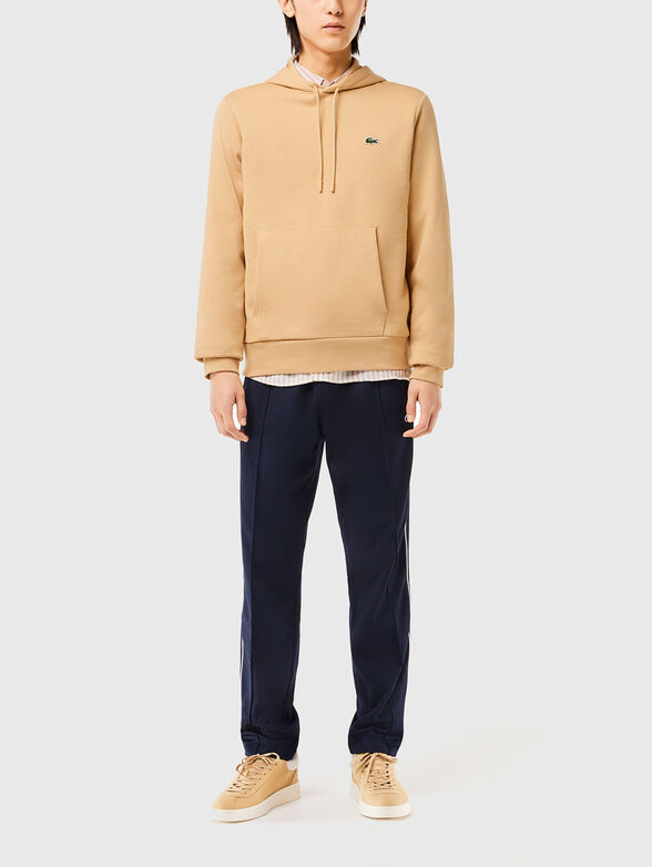 Hooded sweatshirt with logo accent - 2