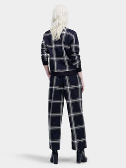 KARL CHECK Trousers - 4