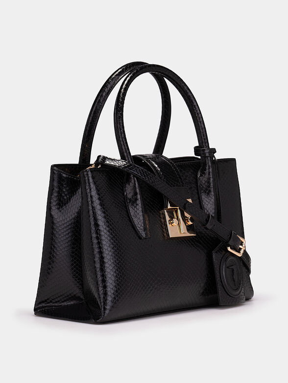 TULIP Tote bag with snake texture - 3