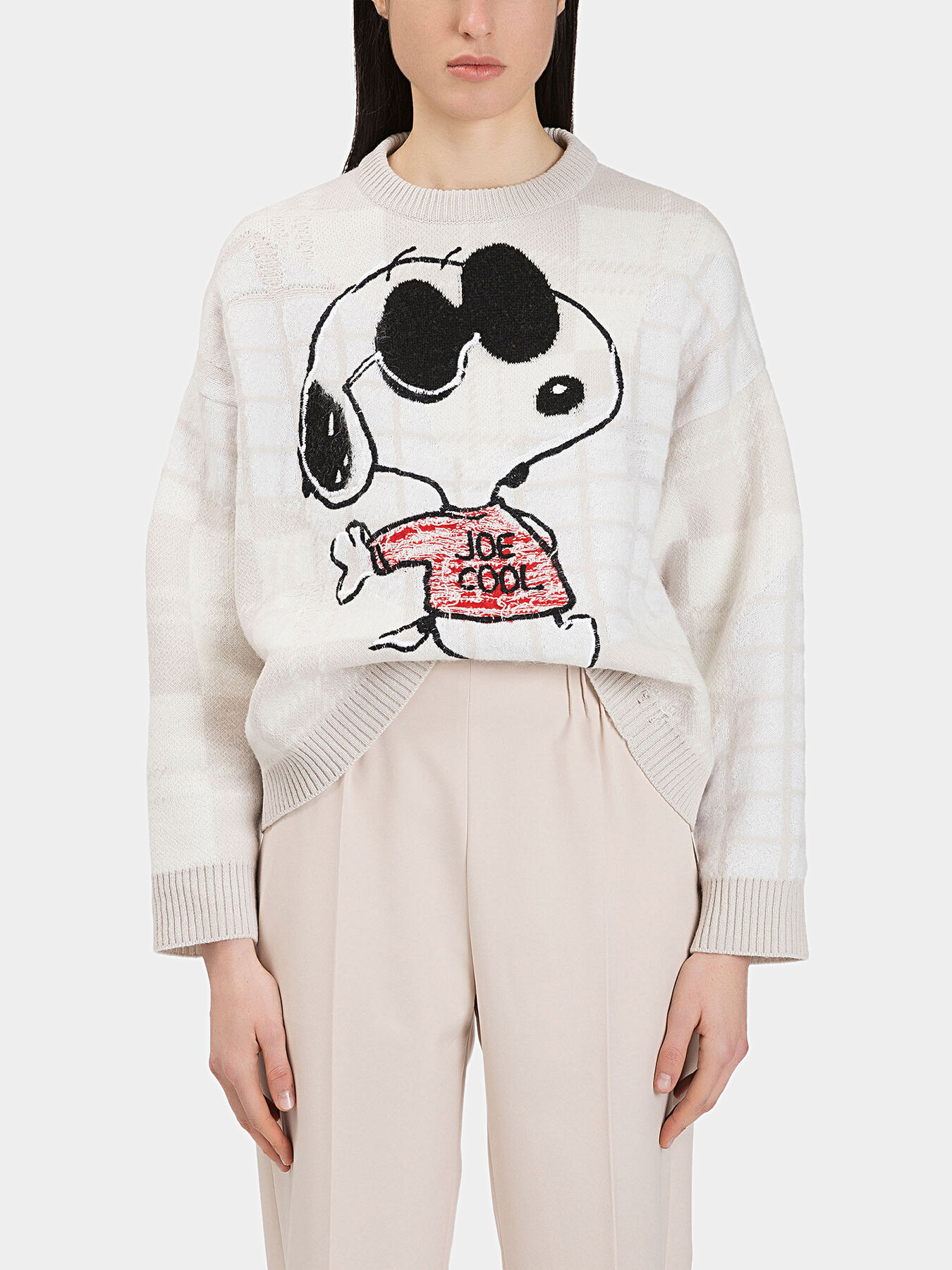 Sweater with Snoopy accent brand ICEBERG Globalbrandsstore en
