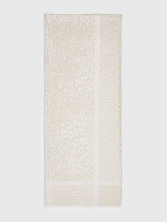 Jacquard scarf with logo - 2