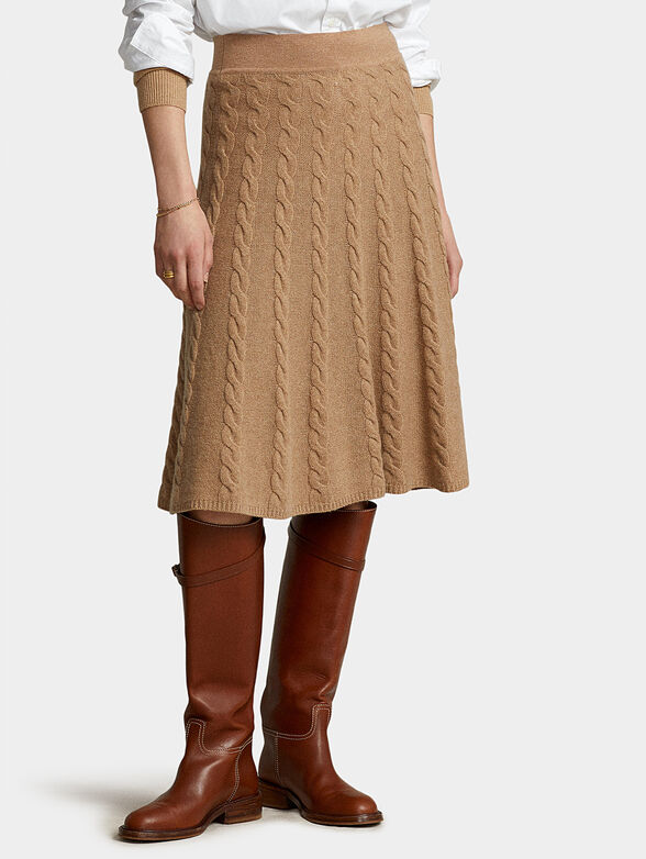 Knitted midi skirt - 1