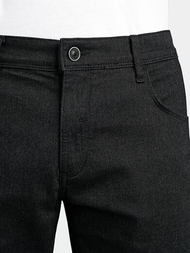 MARLON Black slim fit trousers - 4