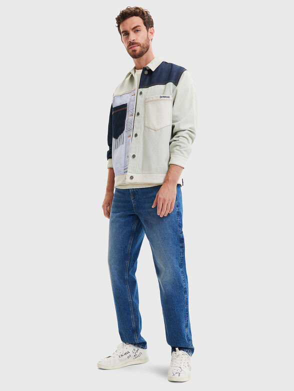Denim jacket with art details - 2