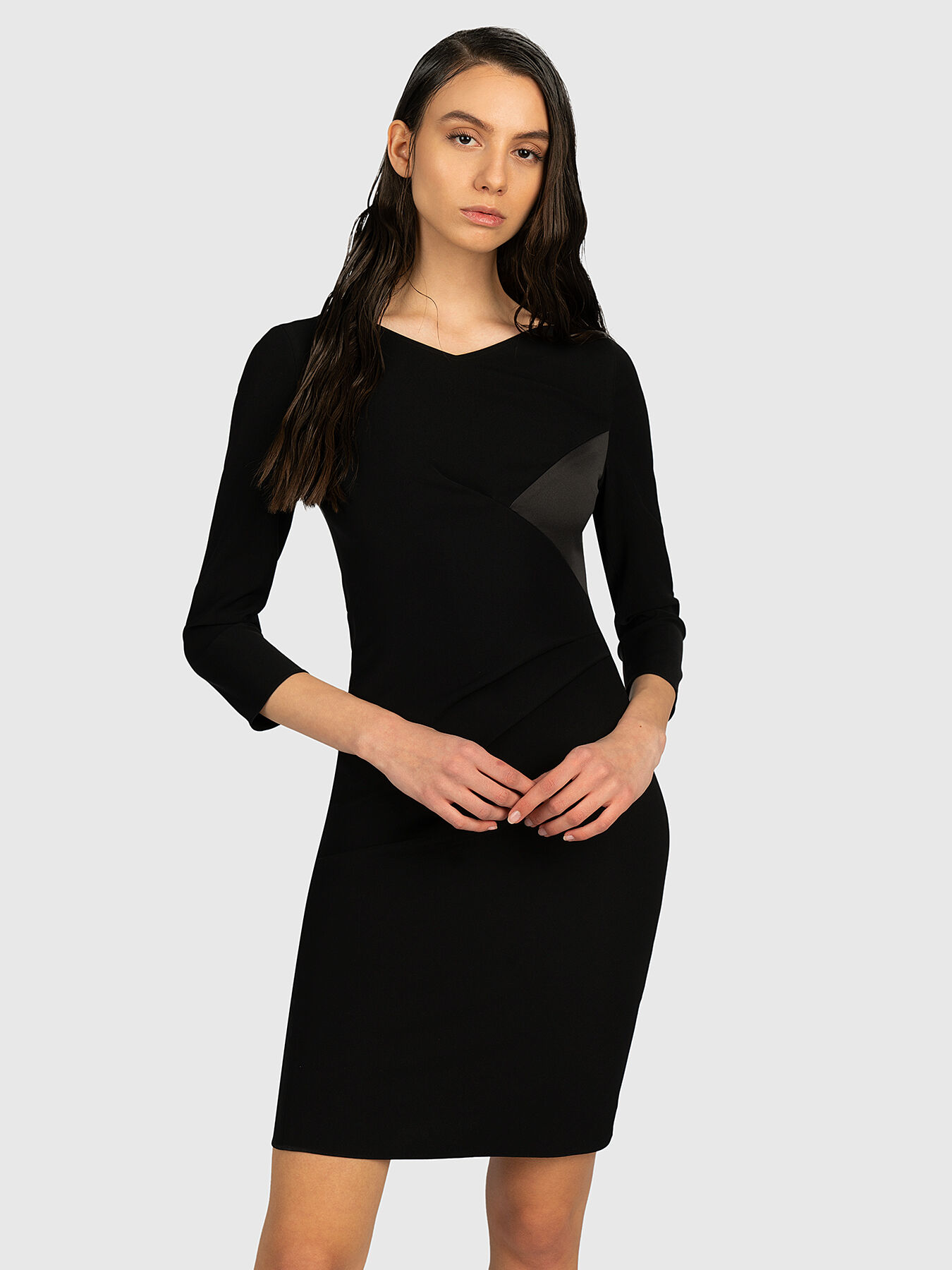 ワンピース EMPORIO ARMANI Woman Dress Black E3NA1DF9906 999 ワンピース EMPORIO ARMANI Woman Dress Black E3NA1DF9906 999