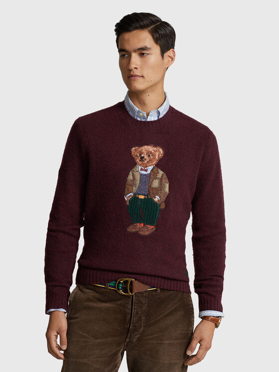Пуловер от вълнено-кашмирен бленд - 1