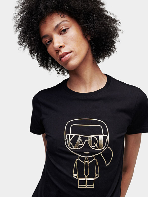 IKONIK KARL ART DECO Black T-shirt - 2