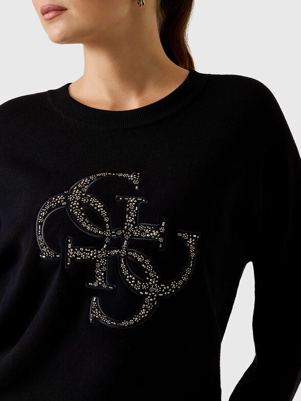 Studded logo sweater - 4