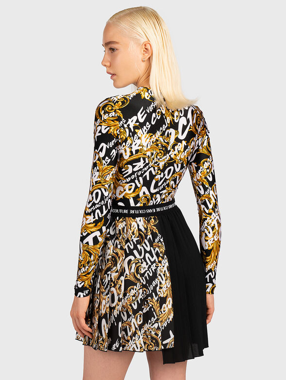 Bodysuit with baroque print - 3