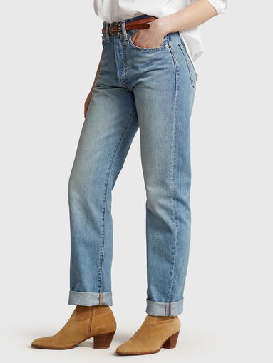 Straight jeans in blue  - 4