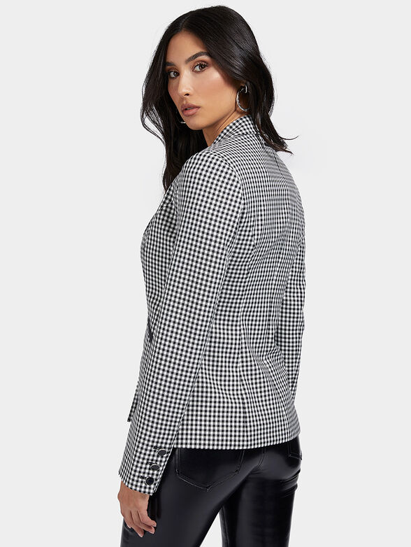 SPERANZA Blazer with checkered print - 3