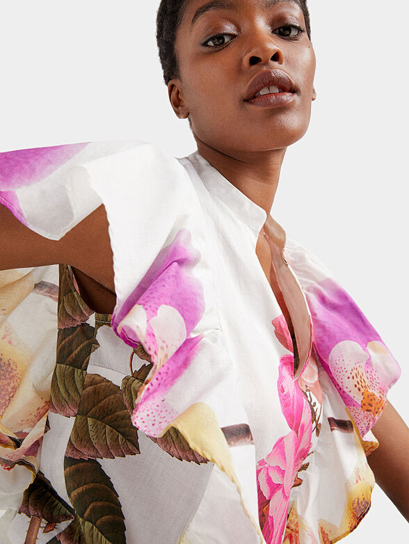 LUCRECIA blouse with floral print - 3
