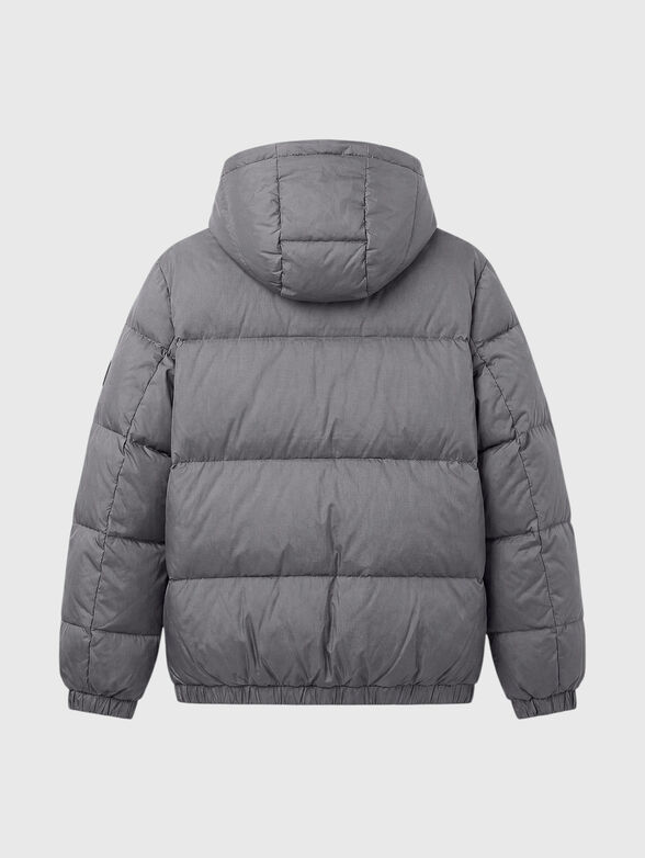 Puffer grey jacket - 2