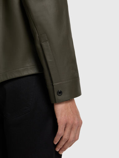 PORSCHE X BOSS leather jacket  - 5