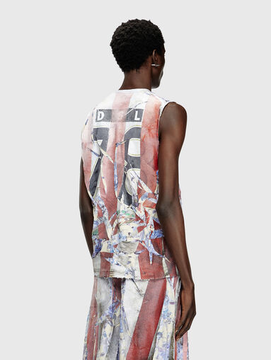 T-PER unisex top with logo print - 3