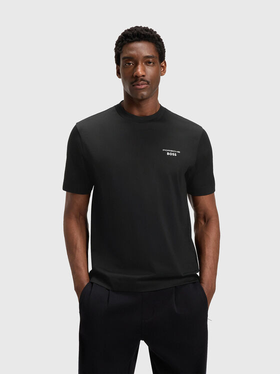 PORSCHE X BOSS cotton T-shirt with accent back - 1