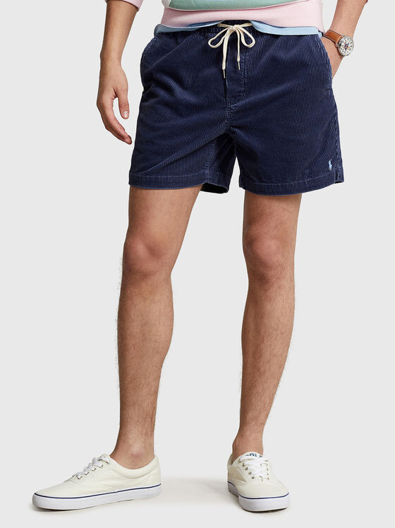 Velvet jeans shorts - 1