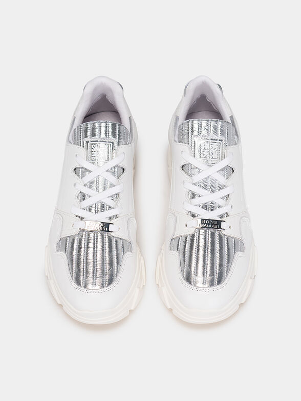 POPPY sneakers with silver inserts - 6