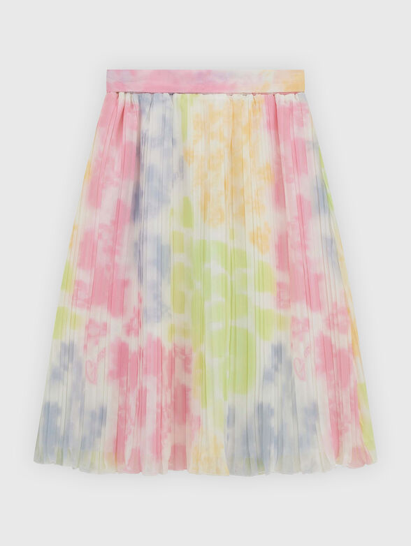 Multicoloured maxi skirt with logo detail - 2