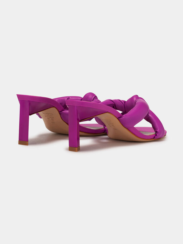 Black heeled sandals - 3