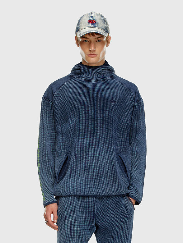 S-WAF-HOOD sweatshirt with accent logo on the back - 1