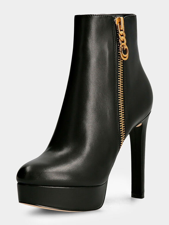 High heel leather boots - 2