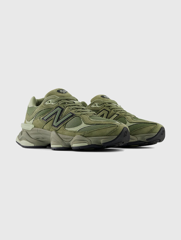 9060 textile and suede sneakers - 3