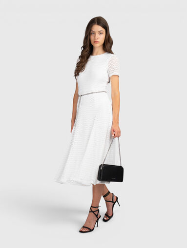 Lace midi dress - 5