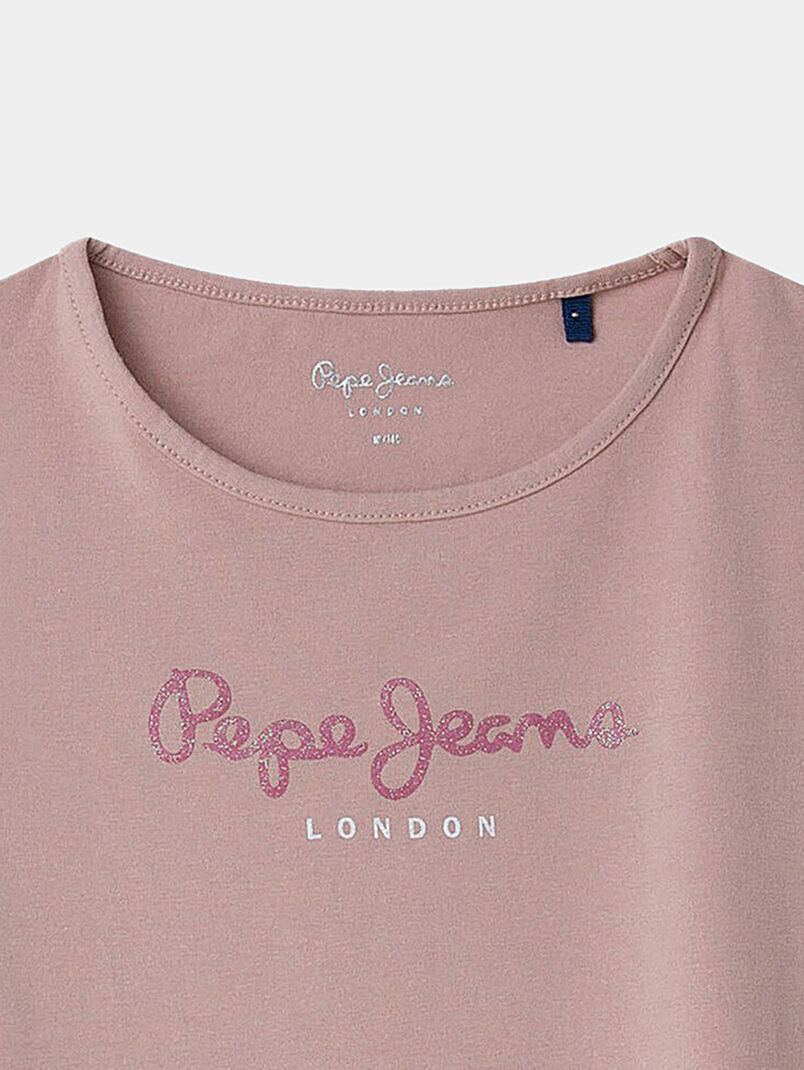 T-shirt HANA with glitter logo - 3