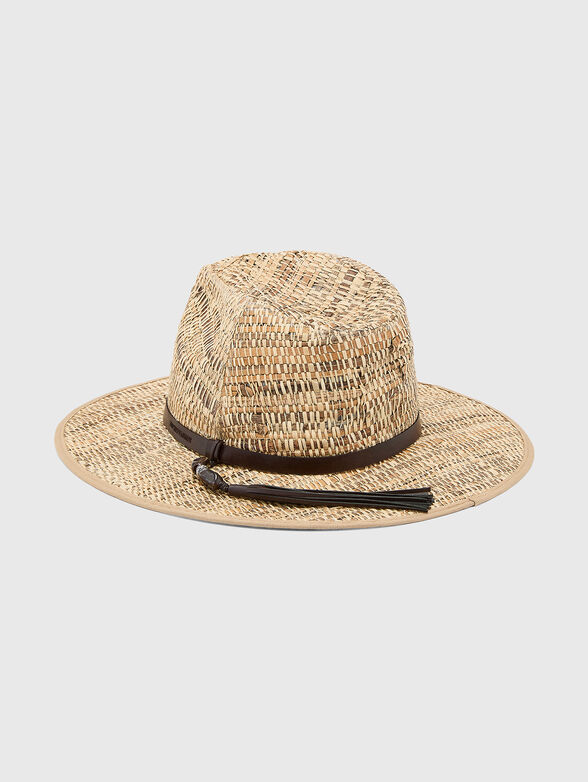 Woven raffia hat - 1
