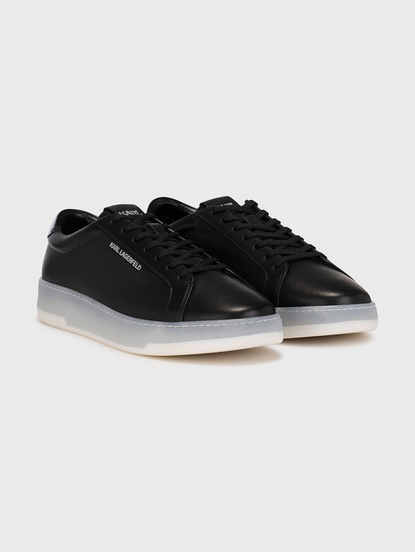 KOURT III black leather shoes - 2