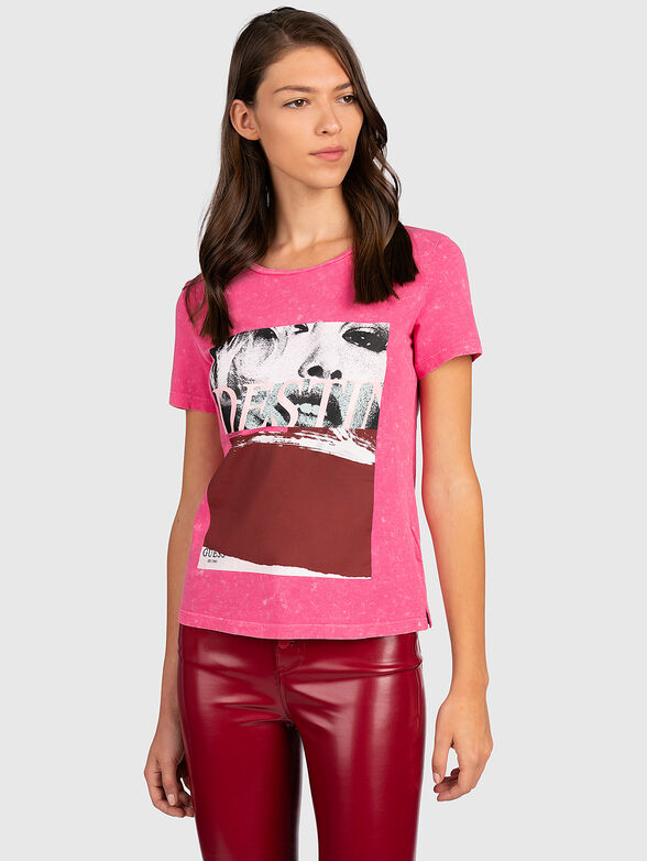 OLARIA T-shirt in pink color - 1