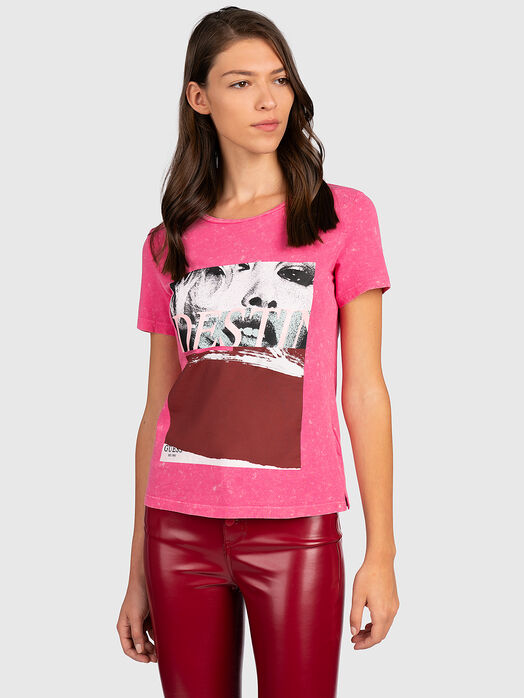 OLARIA T-shirt in pink color