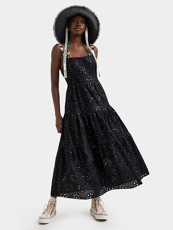 Swiss embroidery maxi dress - 1