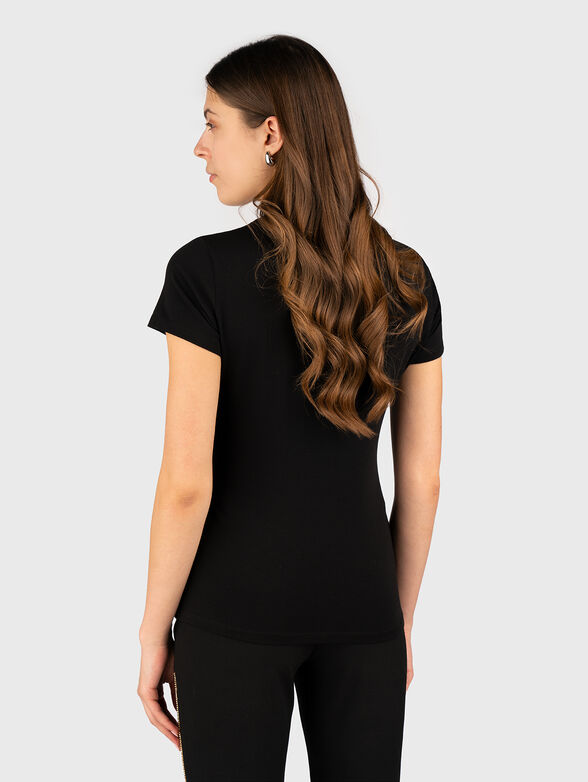 Black T-shirt with logo - 2